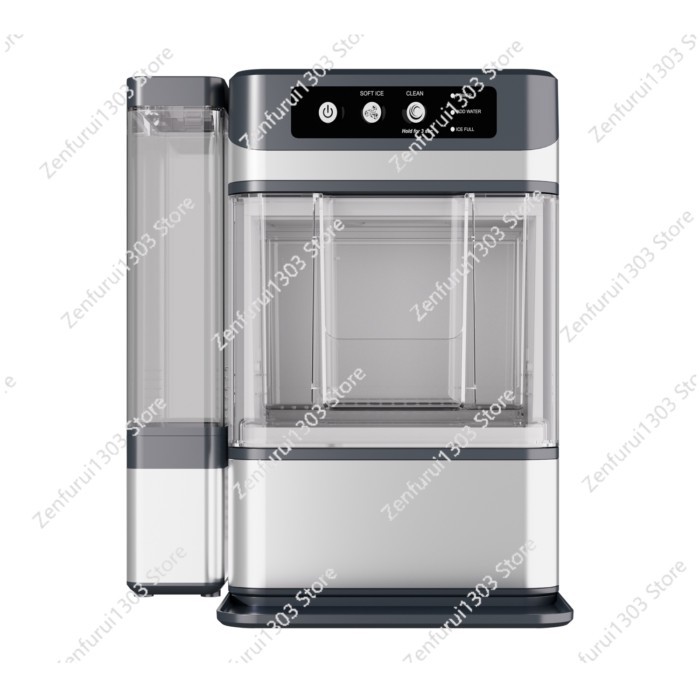 17Kg/24H Portable Ice Maker Water Tank Self-Cleaning Countertop Ice Machine Nugget Ice Cubes for Ho