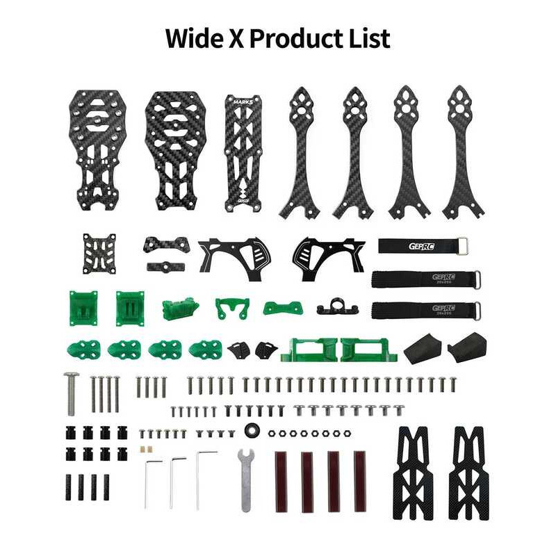 ▥ GEPRC Gep-5 O4 Pro DC Mark5 กว้าง X กรอบ 5 นิ้ว  คาร์บอนไฟเบอร์ RC FPV Quadcopter เฮลิคอ