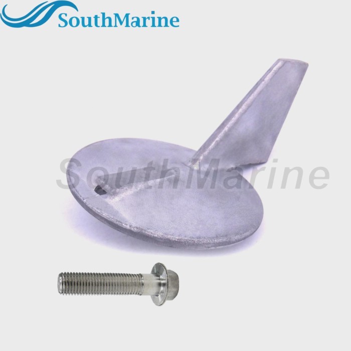Boat Motor 6J9-45371-00 6J9-45371-01 6K1-45371-02 Trim Tab Skeg Anode for Yamaha Outboard Engine 11