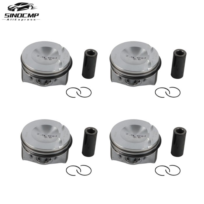 1Set Engine Pistons Rings Pins Kit 06H107065DM Φ23mm For VW Tiguan AUDI A4 Q5 2.0T Engine Pistons K