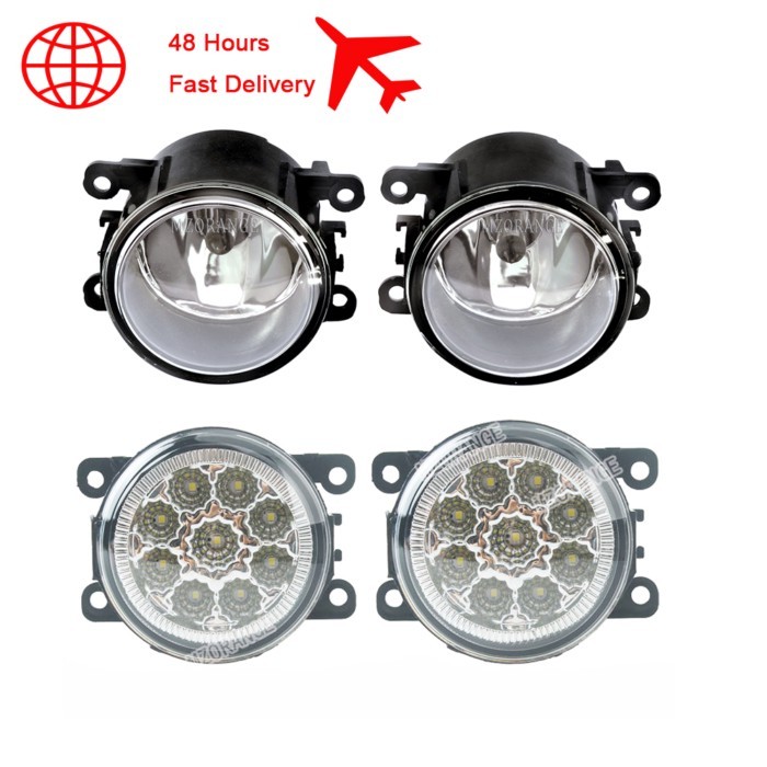 Fog Lights for Citroen C3 C4 C5 C6 C-Crosser Xsara Picasso 1999-2015 Headlight LED Halogen Foglight