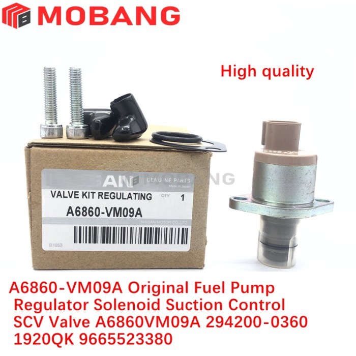 A6860-EC09A   A6860-VM09A  MOriginal box Fuel Pump Regulator Solenoid Suction Control SCV Valve 294