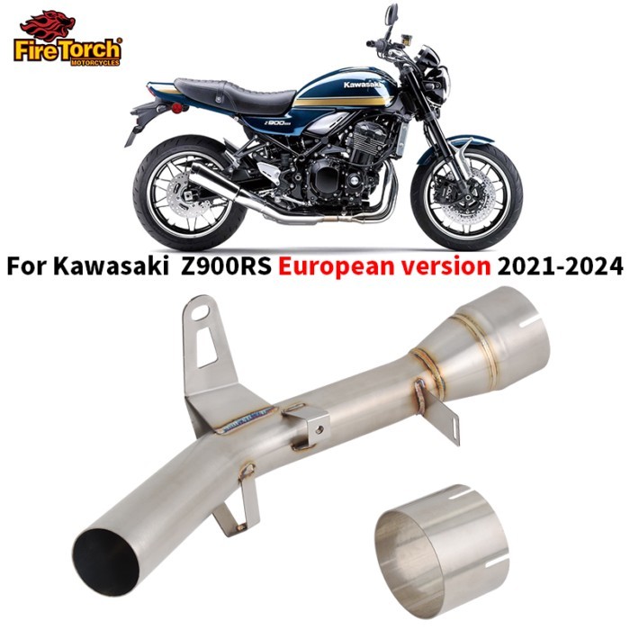 For KAWASAKI Z900RS Z900 RS 2021 - 2024 European version  Motorcycle Exhaust Modify Connect Origina