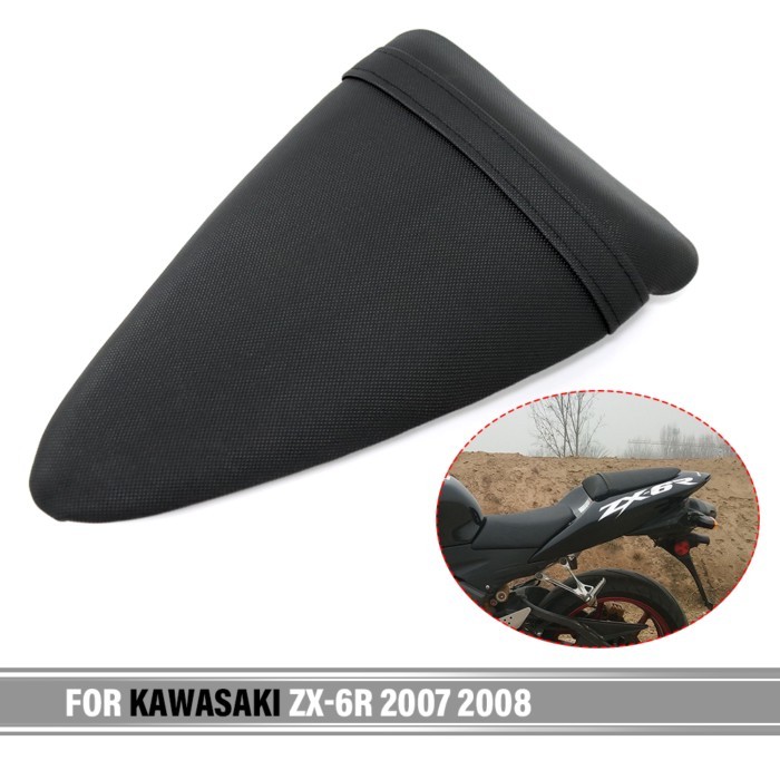 Motorcycle Rear Pillion Passenger Seat For Kawasaki Ninja ZX6R ZX-6R 2007-2008 ZX6R