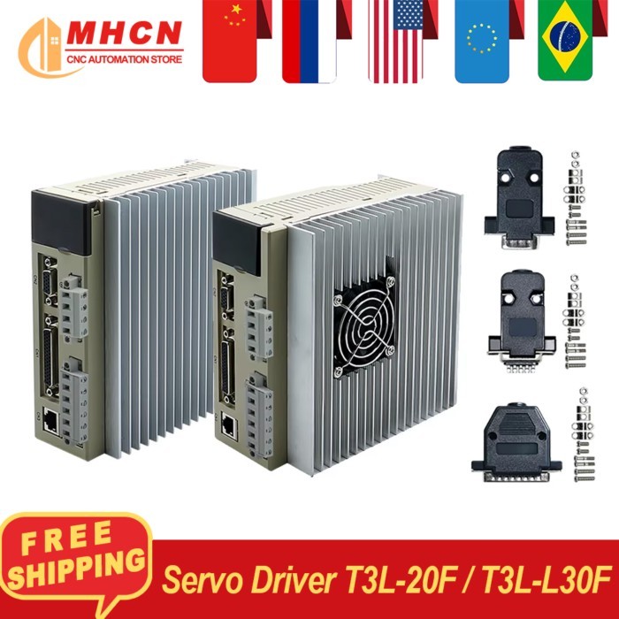 T3L-L20F-RABN / T3L-L30F-RABF AC Servo Motor Driver 220V 10A 15A With RS485 For 400W 600W 750W 1KW