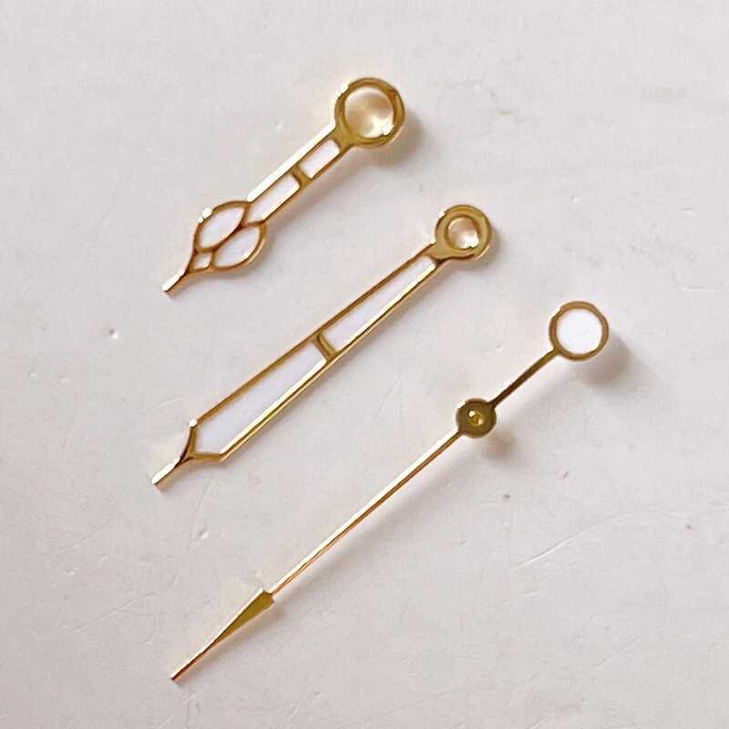 NH35 Silver Watch Needle Three-Hand Green Luminous เหมาะสําหรับญี่ปุ่น NH35/364R/7S Movement