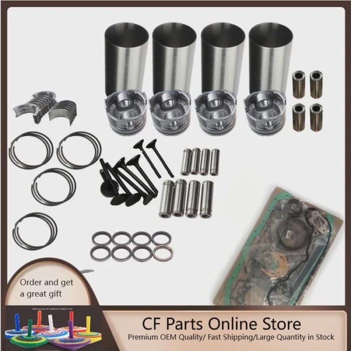 New Overhaul Rebuild Kit For Hino J08C J08E J08CT J08ET Engine Kobelco Excavator