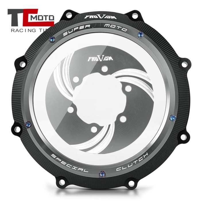 VMAX1700 V-MAX 1700 Engine Clear Clutch Cover & Spring Retainer R For Yamaha V MAX VMAX 1700 2009-2
