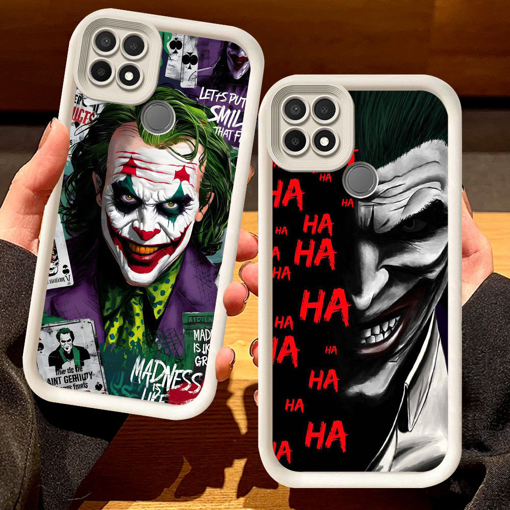 G-73 Joker Casing สําหรับ OPPO A54 A15 A15s A35 สีดําและสีขาว