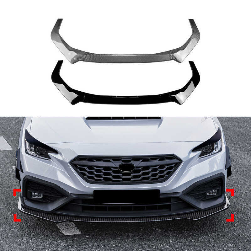 เหมาะสําหรับ Subaru Subaru WRX STI VB 2022 + กันชนหน้าด้านหน้า Lip ด้านหน้าพลั่วการปรับเปลี่ยนเซอร์ร