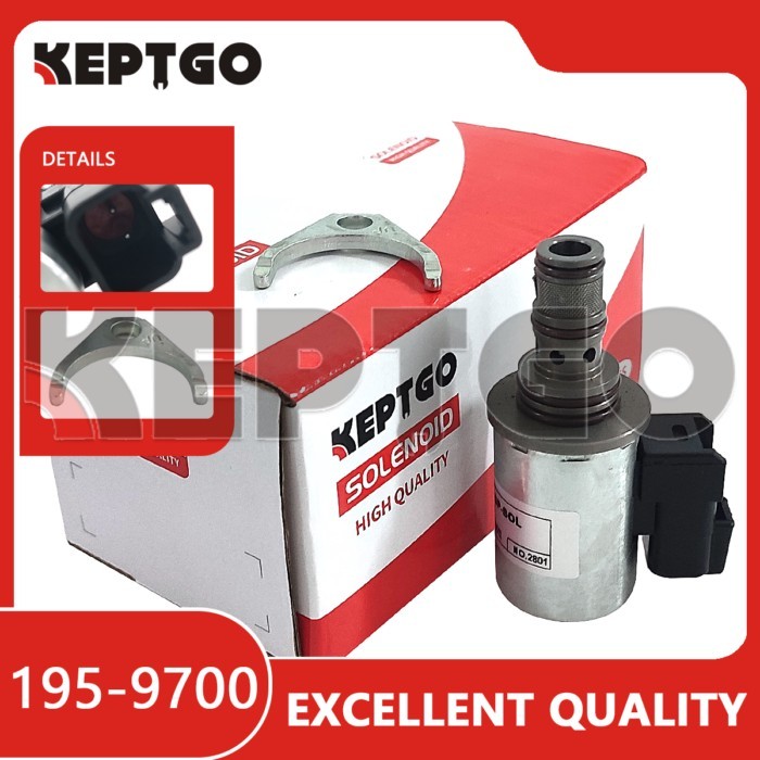 195-9700 Solenoid Valve 12V 24V For CAT 120H 140H 160H D5M D6M D6R 924G 938G 515 525