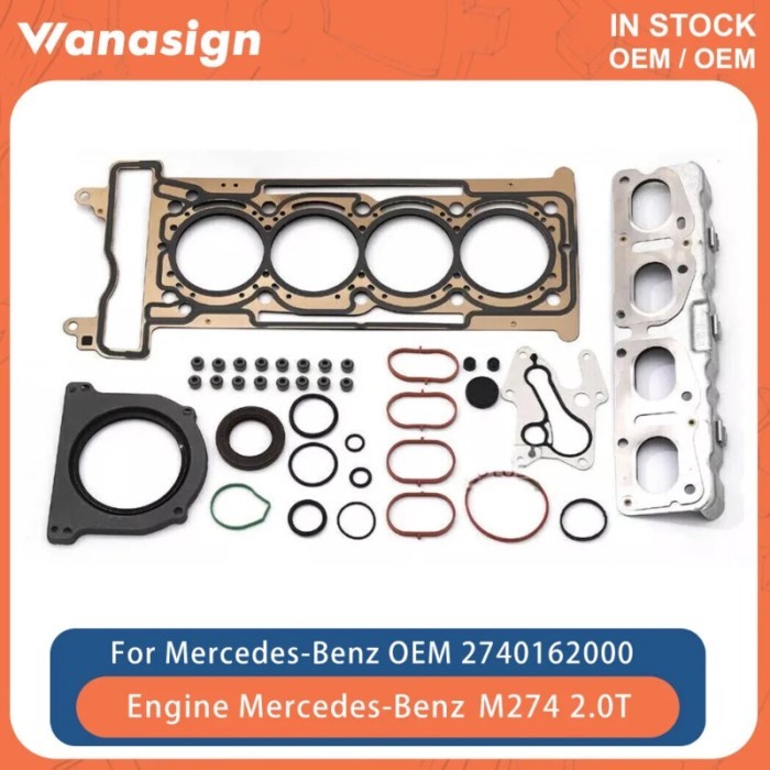 Engine Full Gasket Kit Fit 2.0 T For Mercedes- Benz X204 C207 E200 C180 E250 W205 W212 X253 R172 27