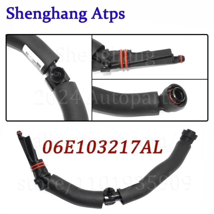 Engine Ventilation Pipe 06E103217AL 06E 103 217 AL For VW Phideon Audi A4 S4 A5 S5 A6 A6 A7 A8 S8 Q