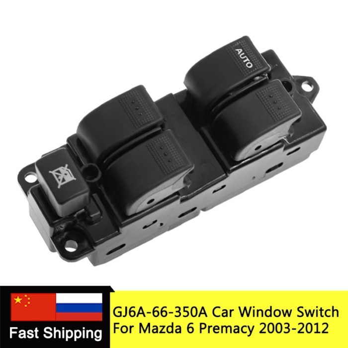 Electric Power Car Window Switch Control Master Switches GJ6A-66-350 For Mazda 6 Demio 2003-2012 GJ