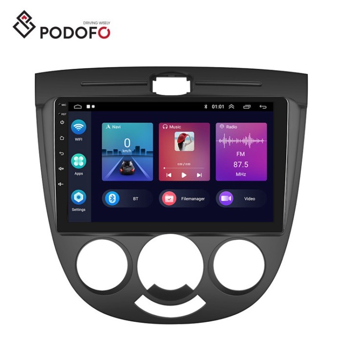 Podofo Car Stereo Android 9'' For Buick Excelle HRV/Chevrolet Lacetti 2004-2013 Wireless Carplay An