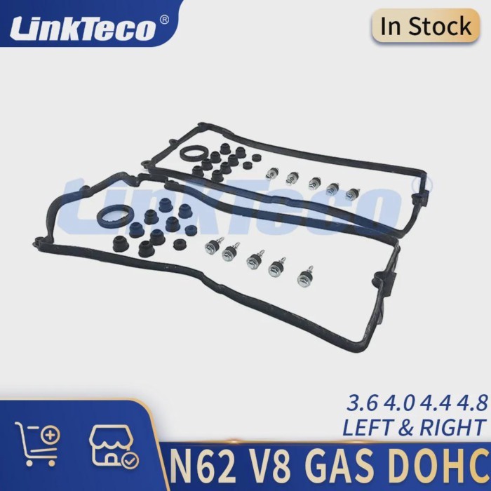 Engine Parts Valve Cover Gasket Set Kit 3.6 4.0 4.4 4.8 L V8 GAS N62 For BMW 550i 650i 750i X5 Alpi