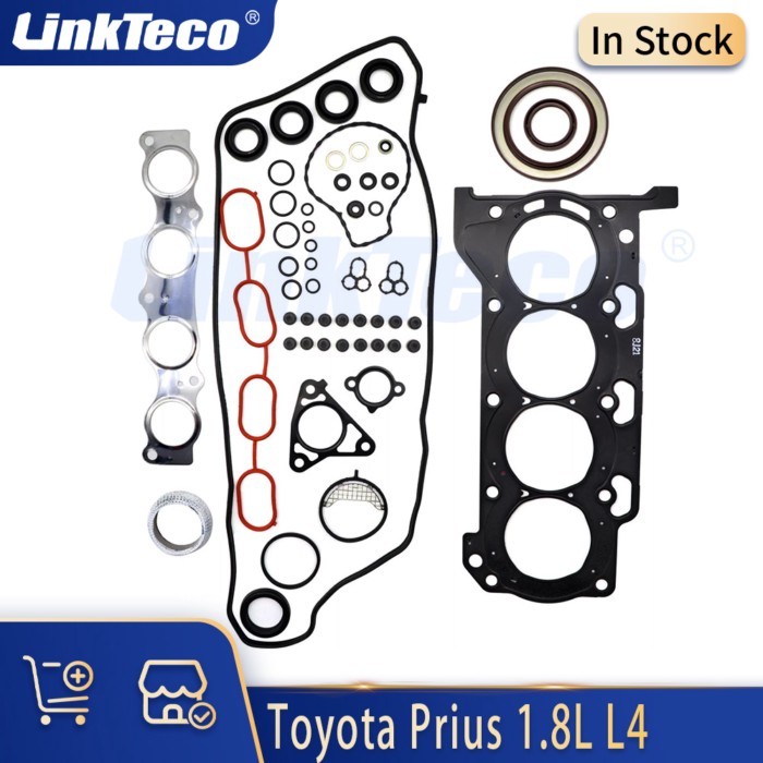Engine Parts Head Gasket Set Fit 1.8 L L4 Gas 1ZR-FAE 2ZR-FAE For 2010-2020 Toyota Prius V Corolla