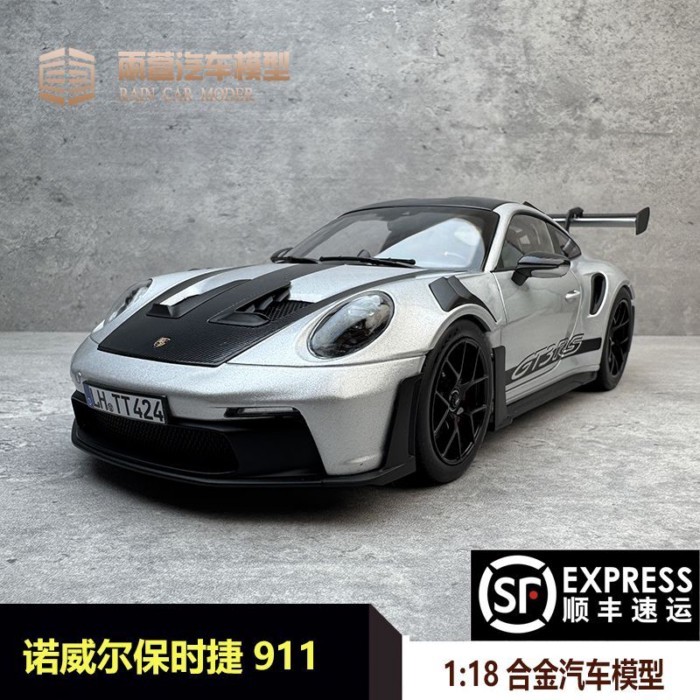 NOREV 1: 18 Porsche 911 992GT3 RS 2022 จําลองรถรุ่นคอลเลกชันของขวัญ