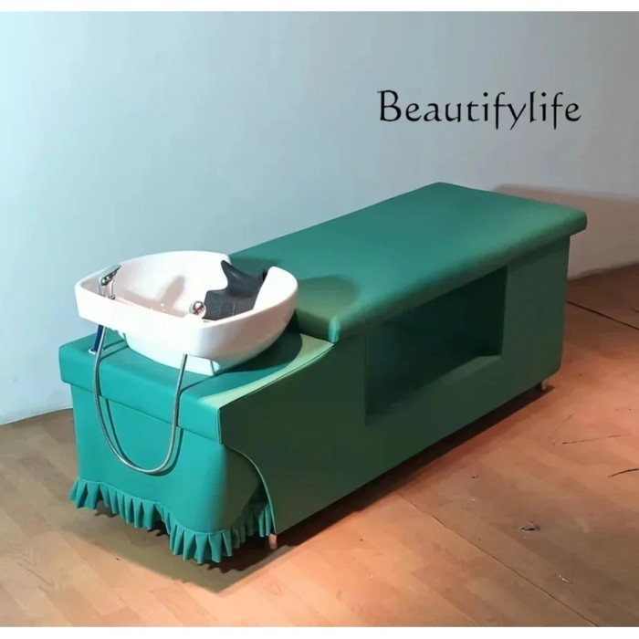 High-End Ceramic Basin Thai Shampoo Chair Hair Salon Punch Flushing Bed Hair Care Physiotherapy Bed