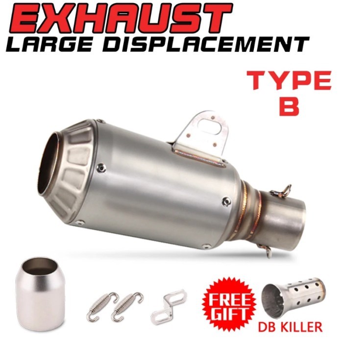 Universal 51MM Motorcycle Exhaust Pipe Muffler Escape S9 FOR er6n sv650 Z800 R1 cb650f cb1000 cbr25