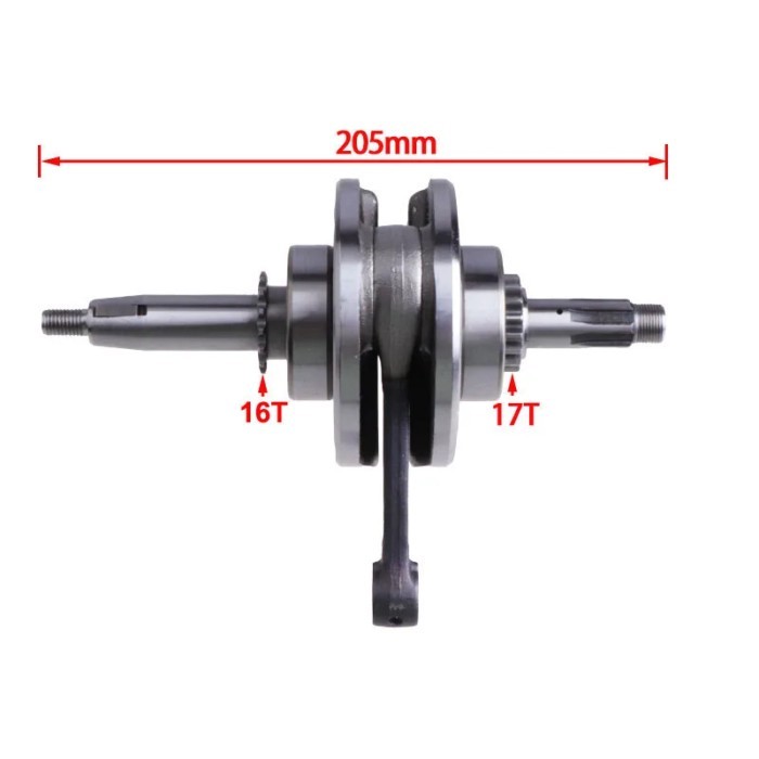 125cc Motorcycle Crankshaft for LF125cc LIFAN125cc Lifan Air/Oil Cooled Horizontal Engine Dirt Bike