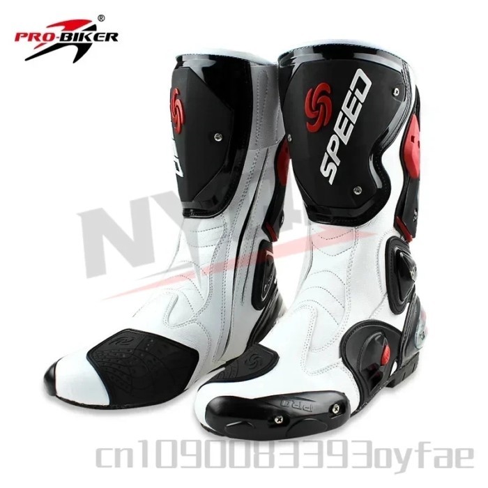 PRO-BIKER Speed Motorcycle Shoes Racing Competition Boots  Motocross Boots Motorbike Rider Boots fo