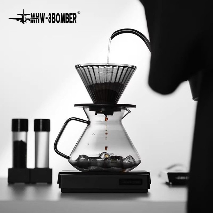 MHW-3BOMBER Bomber Hill Coffee Sharing Pot หม้อต้มกาแฟ Hand Brew ในครัวเรือน Brewing Extraction Drip