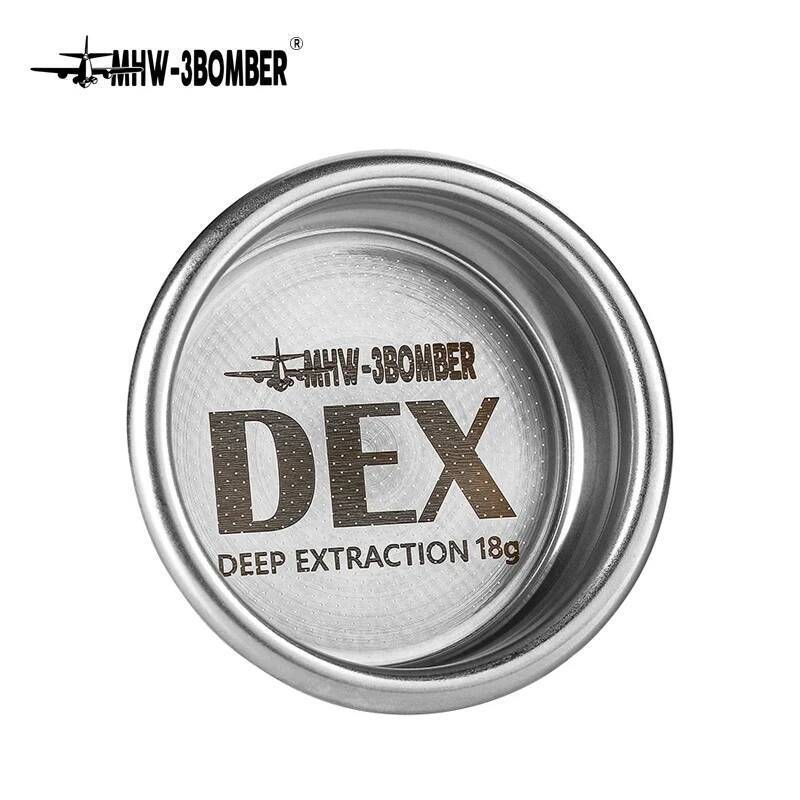 MHW-3BOMBER DEX ที่แม่นยํา 58.5 มม.ตะกร้ากรองกาแฟเอสเปรสโซ Puck หน้าจอ Fit 58 มม.Portafilter Barista
