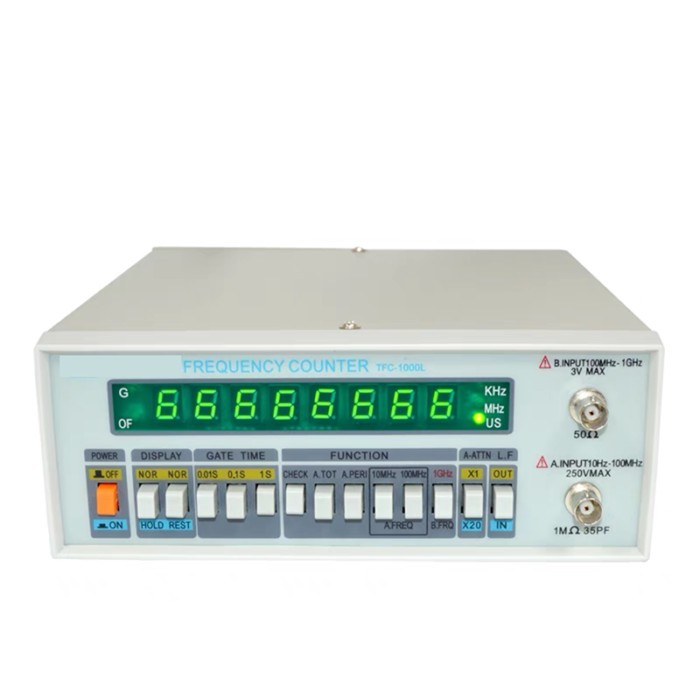 High-resolution frequency counter TFC-2700L multi-function high-precision frequency counter 8 LED d