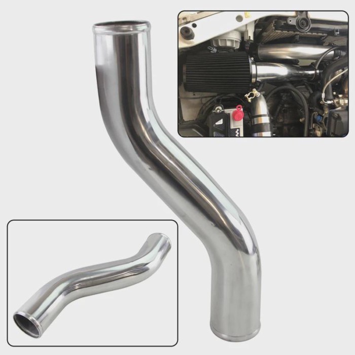 70-80mm 40 Deg  /2.75-3.15" inch Z / S Shape  Aluminum Intercooler Intake Pipe Piping Tube hose Thi