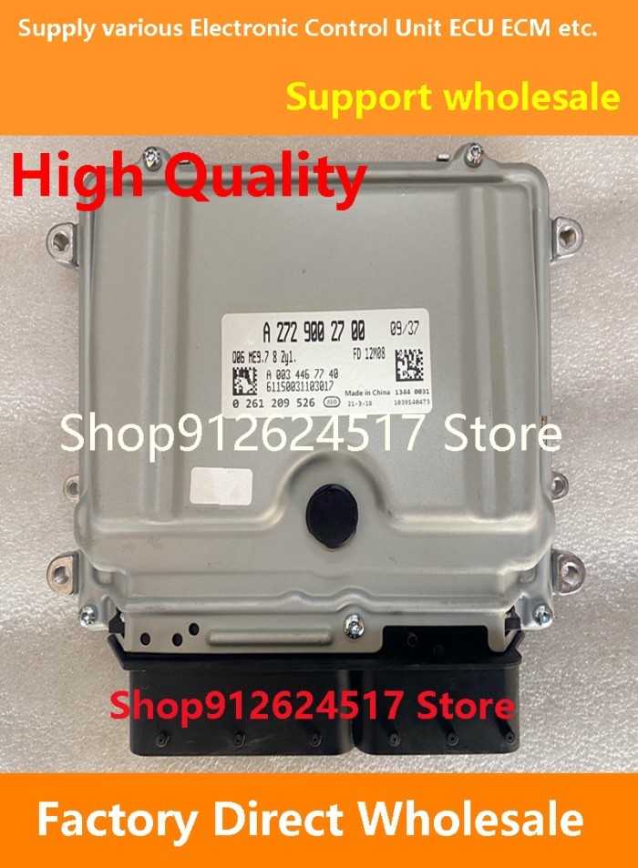 Engine computer board ECU ME9.7 A272 A2729002700/A2729000400/A2721539479/A2721532492/A2721532091 Fo