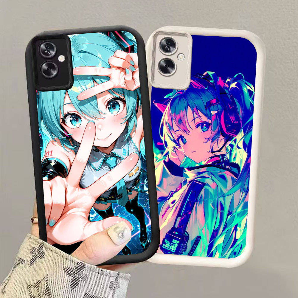 HW-28 Rock Music Hatsune Miku ปลอกซิลิโคนกันกระแทกสําหรับ OPPO A3 A96 A77s A76 A3X A79 A5i A5 Pro 5G