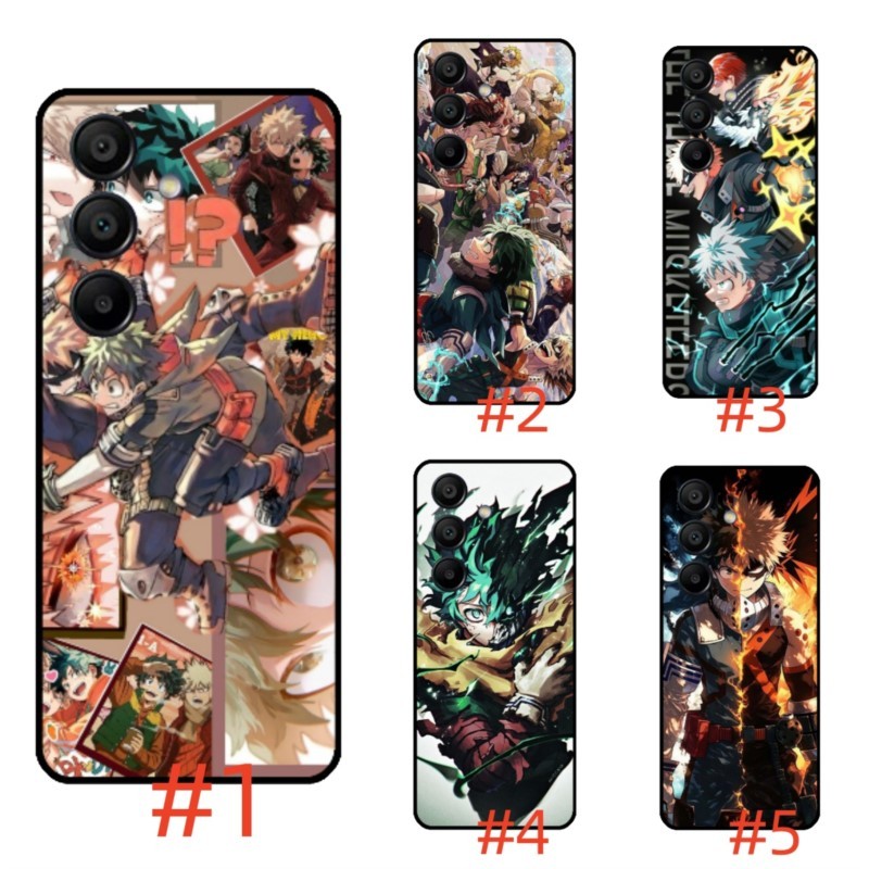 สําหรับRedmiหมายเหตุ9 9S 12 10 11 10S 11S 9A 9C 9T Pro Turbo 12S 4G 5G MY1นุ่มเคสโทรศัพท์My Hero Aca