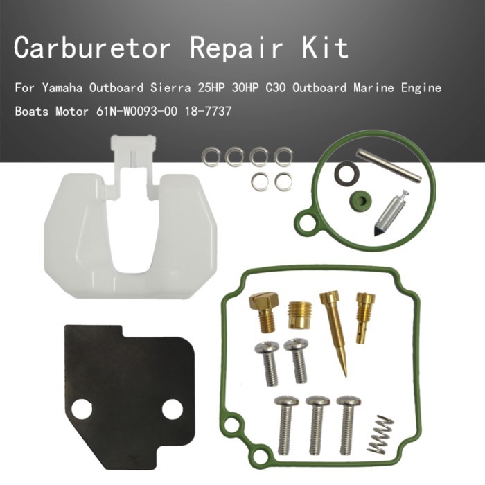 Carburetor Repair Kit For Yamaha Outboard Sierra 25HP 30HP C30 Outboard Marine Engine Boats Motor 6