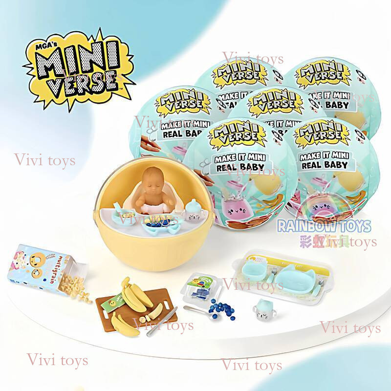 {{vivi toys}} miniverse Mini Baby อาหารเสริม Ball Baby Ball Miniature diy Toy Mystery Box Surprise M