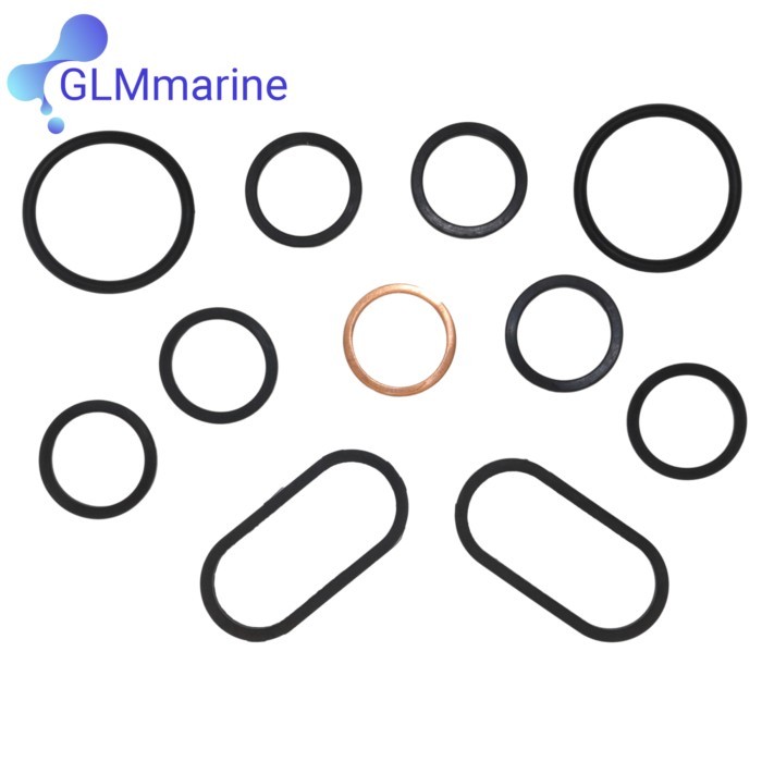 Oil Cooler O-Ring Seal Kit Volvo Penta 30 31 40 41 42 43 44 300 Engine Orbitrade 22149