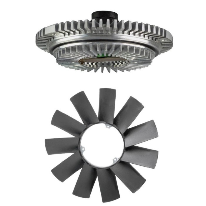 1set Cooling Fan Blade & Fan Clutch Kit Cooling Fan Blade & Fan Clutch Kit Fit for BMW E36 E46 E53