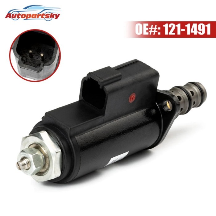 New Rotary Solenoid Valve 121-1491 for Caterpillar CAT 315C 320C 325C 330C 330D E320B E320C E320D 1