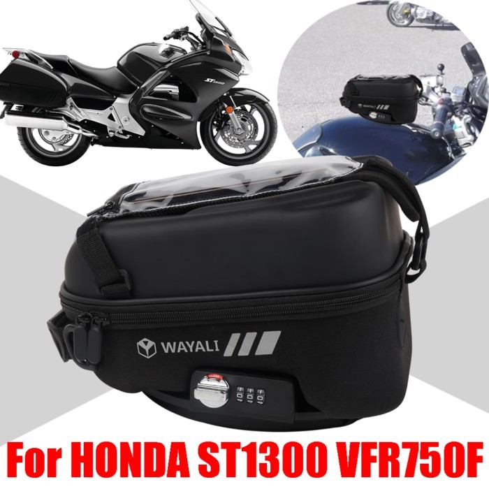 For HONDA ST1300 Pan European ST 1300 VFR750F VFR 750 F 750F Accessories Tank Bag Storage Luggage T