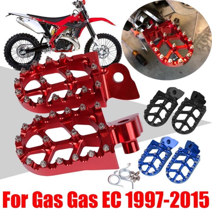 For Gasgas Gas Gas EC50 EC125 EC200 EC250 EC300 EC450 EC515 EC 1997 - 2015 Accessories Foot Pegs Re