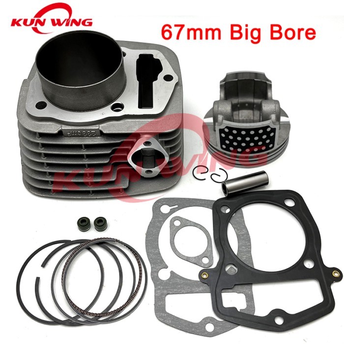 67mm 233cc Big Bore Cylinder Piston Kit for Honda CRF230 CRF230F CRF 230 F SL230 XR230 FTR223 SL XR