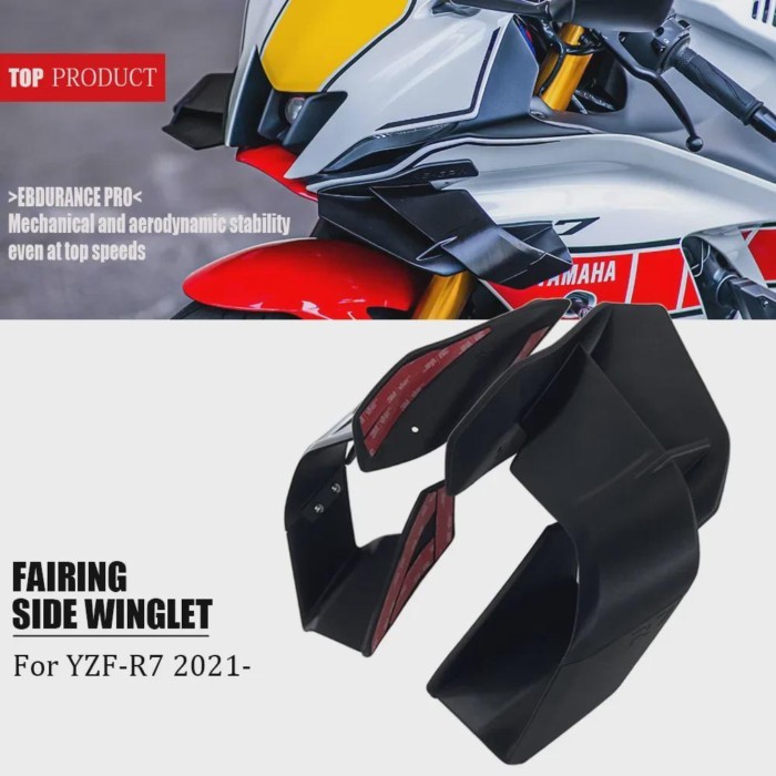 Motorcycle Fixed Wing Cover for Yamaha YZF-R7 YZFR7 2021 2022 2023 Aerodynamic Frame YZF R7 23 Wing