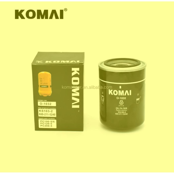 KOMAI O-1032 oil filter for PC200-5  PC200-6(S6D95) PC220-5   KS103-2 P555680  9N5680  9L9200  1R07