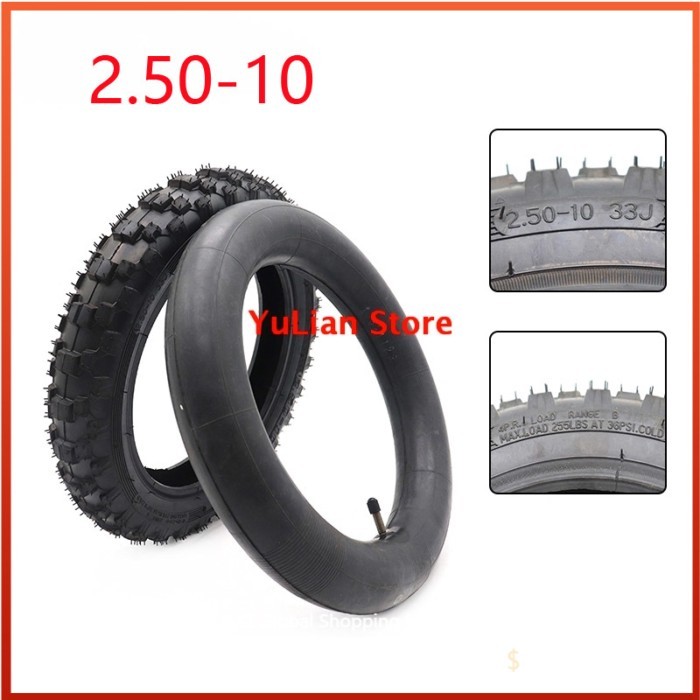 high-quality 2.50-10 Tires Fits  CRF50F  PW50 TTR50E Dirt Bike Parts