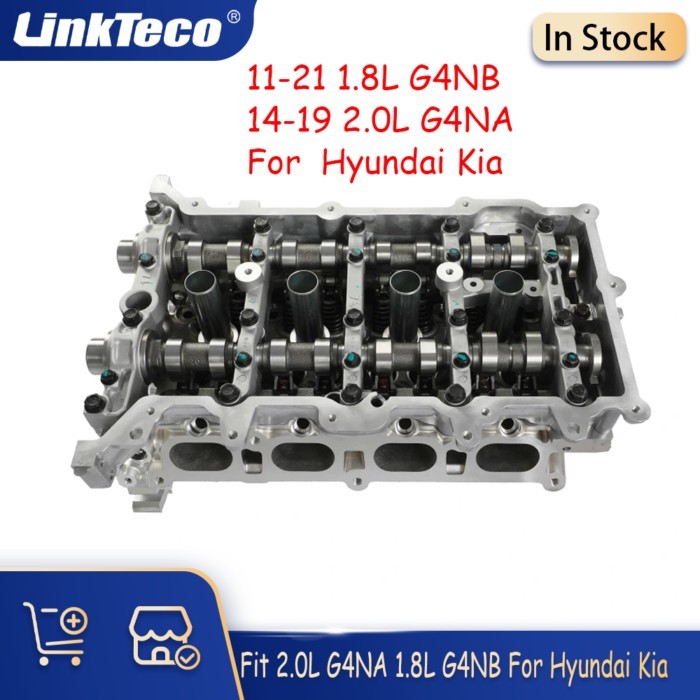 Cylinder Head Assembly Fit 1.8L G4NB 2.0L G4NA Gas L4 For 11-21 Hyundai Kia Rondo Soul EX Tucson GL