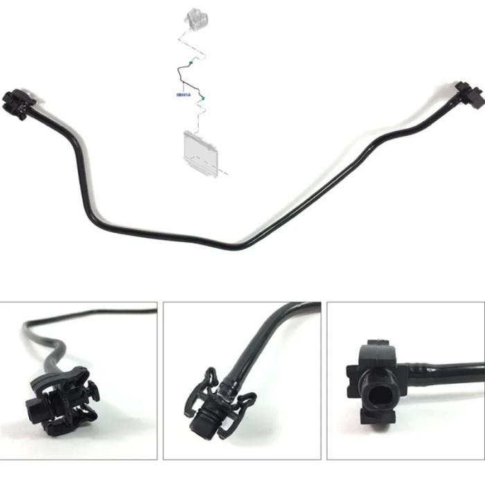 for ford fiesta SE 2013-2016 fusion radiator reserve tank water hose 8V21-8B081-BD 1562827 BE8Z8B08