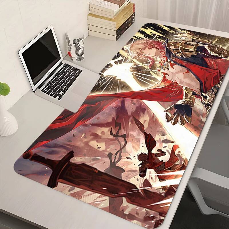 แผ่นรองเมาส์ Honkai Star Rail Mydei แล็ปท็อปสํานักงานตารางเสื่อคีย์บอร์ดขยายลื่น Mousepad อุปกรณ์เสร