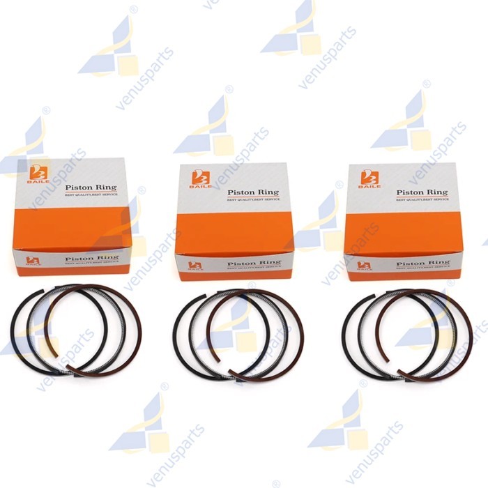 3-Cylinder 3TNV84 3TNE84 Piston Ring For Yanmar 3D84 84mm STD 84*2+2+4mm 129002-22500 Overhaul Rebu