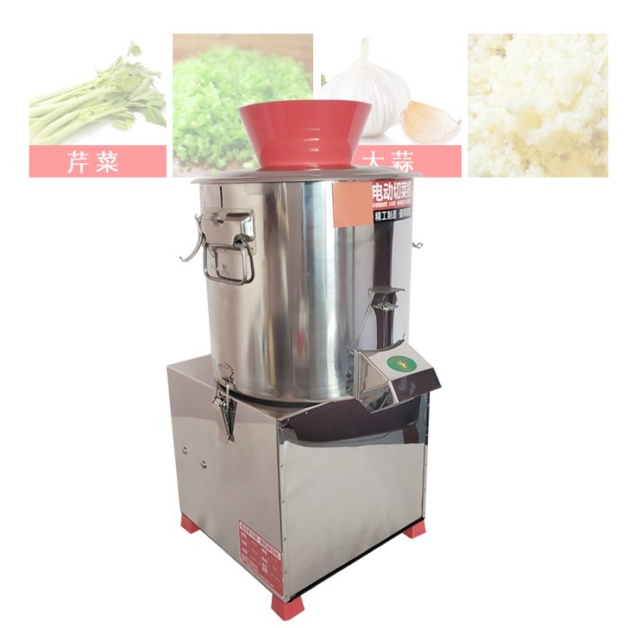 Electric Commercial Vegetable Cutter Food Chopper Chili Onion Ginger Vegetable Cutting Machine