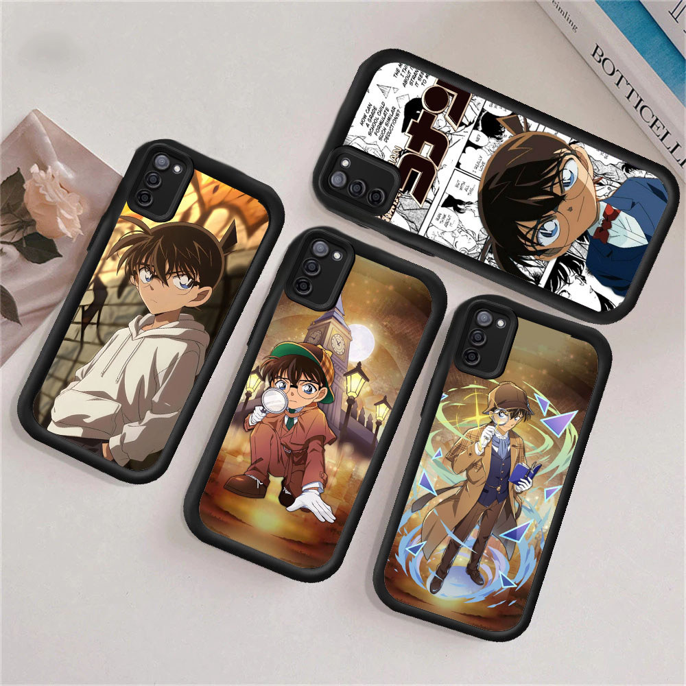 WB9 ชื่ออะนิเมะนักสืบ Conan สําหรับ Hp ชุบ Samsung S20 A73 S21 FE F04 A55 A53 M04 A54 A71 5G วัสดุ T